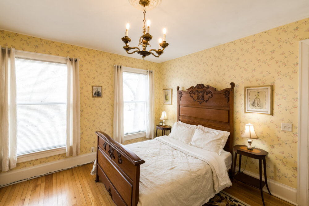 You can stay in the Lillian and Alfredo room at the Ringling house, a Southern Wisconsin Bed and Breakfast.
