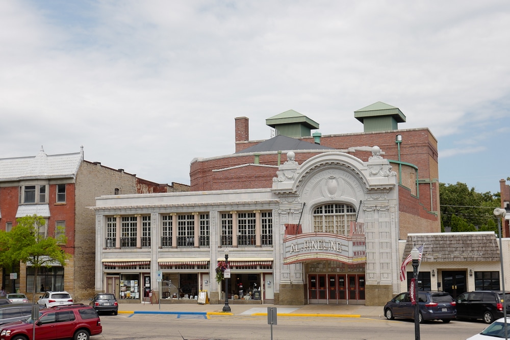 Things to do in Baraboo, photo of the historic Al Ringling theater in downtown Baraboo